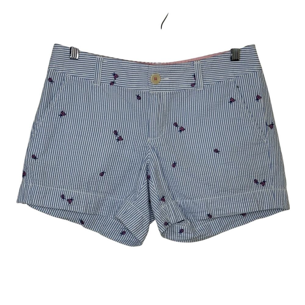 Lilly‎ Pulitzer Women’s Size 4 Callahan Ladybug Seersucker Shorts Preppy Chic